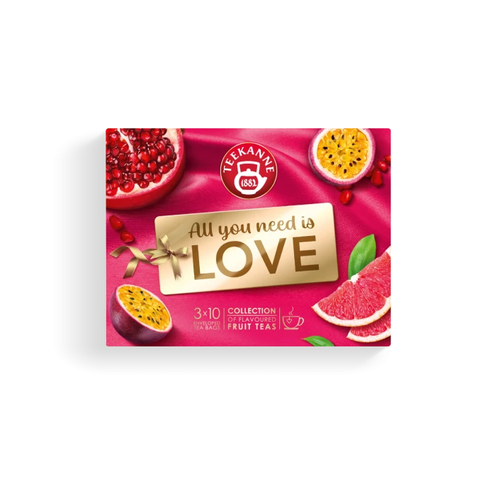 Teekanne Love Collection 65 g,  zestaw herbatek owocowych