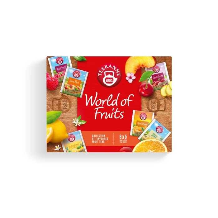 Teekanne zestaw herbatek owocowych, World of Fruits Collection 6x5
