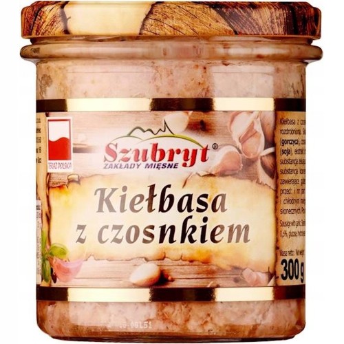 KIEŁBASA Z CZOSNKIEM 300G SZUBRYT