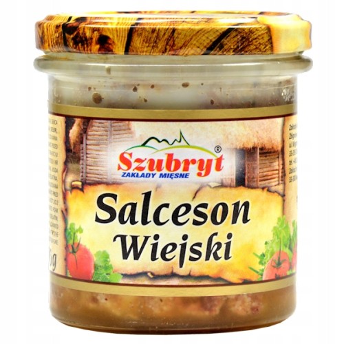 Salceson wiejski w słoiku 300g Szubryt, smak tradycji