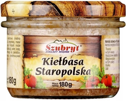 Kiełbasa w słoiku staropolska 180 g Nagroda Teraz Polska! Tradycyjny smak