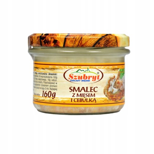 Smalec z mięsem i cebulką 160g SZUBRYT