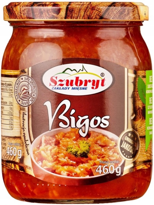 BIGOS jak DOMOWY Czysty Skład Dania Gotowe Premium 460g Szubryt
