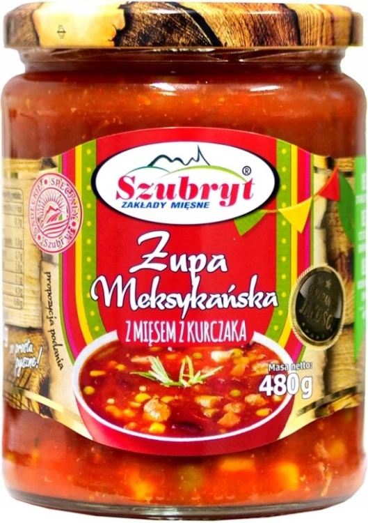 Zupa meksykańska z kurczakiem Super skład! Łagodna 480g