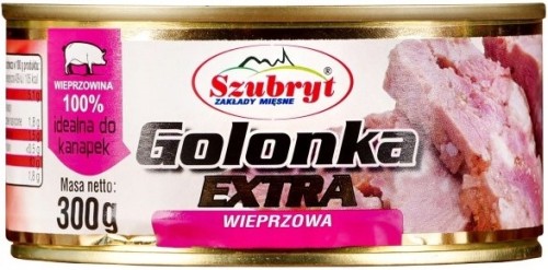 Golonka wieprzowa extra 300 g konserwa w puszce Szubryt
