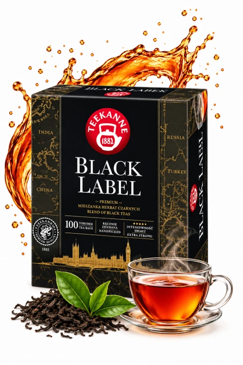 TEEKANNE HERBATA BLACK LABEL 100 TOREBEK