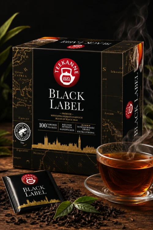 TEEKANNE HERBATA BLACK LABEL 100 TOREBEK