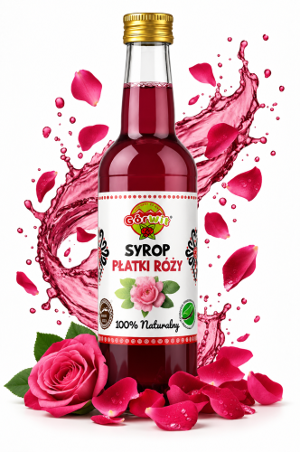 Syrop z płatków róż 500 ml Górwit