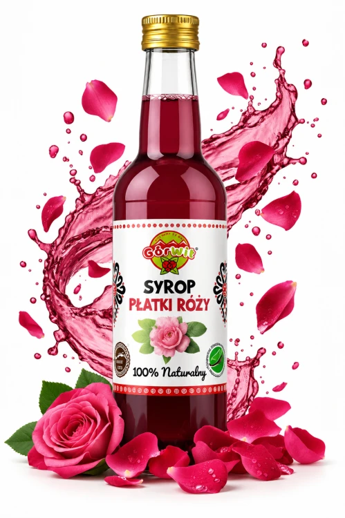 Syrop z płatków róż 500 ml Górwit