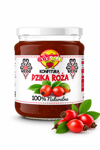 GÓRWIT KONFITURA Z OWOCU DZIKIEJ RÓŻY 215g