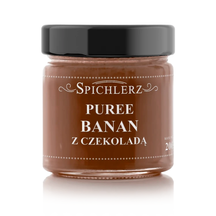 Puree Banan z czekoladą 200g Pulpa owocowa Spichlerz