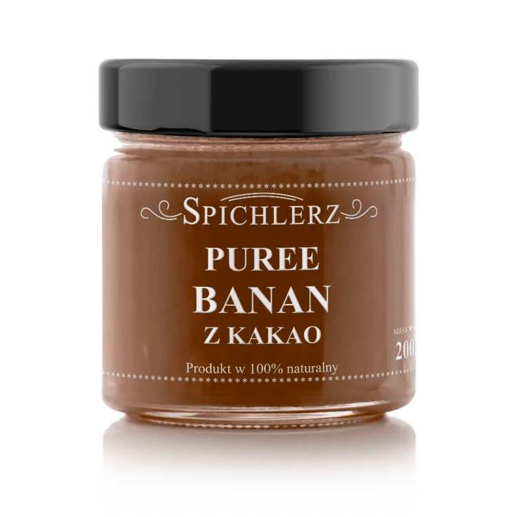 Puree Banan z Kakao 200g Bez Dodatku Cukru