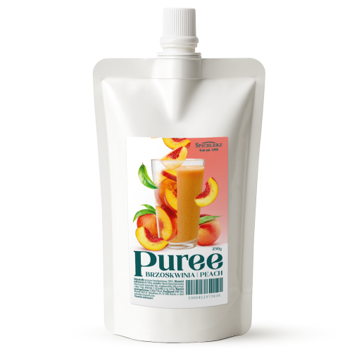 Puree BrzoskwiniaBEZ CUKRU z brzoskwini 250g  Spichlerz