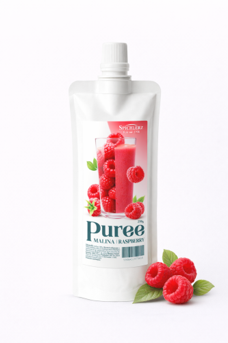 Puree Malina BEZ CUKRU z Malin Pulpa Malinowa 250g 100% owoce Spichlerz