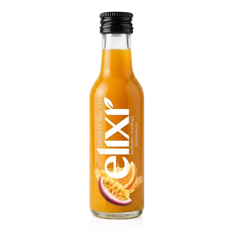 Shot Elixr 50ml - kurkuma marakuja pomarańcza Spichlerz