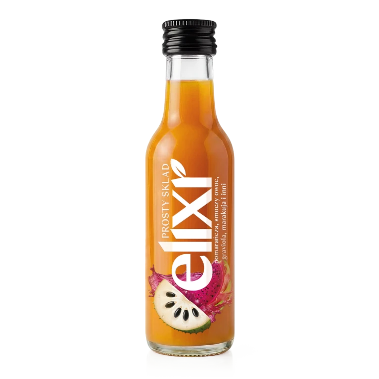 Shot Elixr 50ml - pomarańcza smoczy owoc graviola marakuja i inni