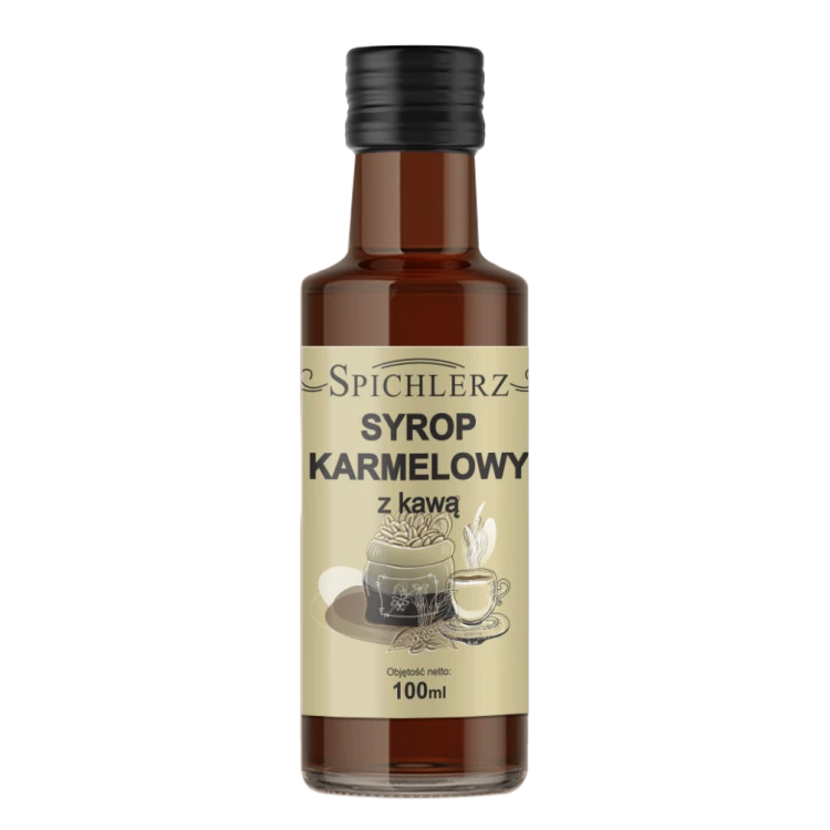 Syrop karmelowy z kawa 100 ml