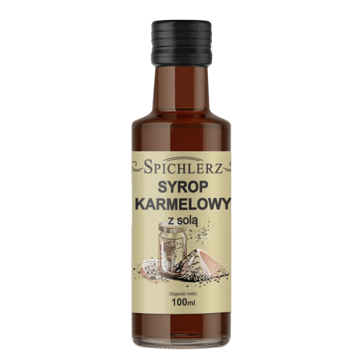 Syrop karmelowy z solą 100 ml