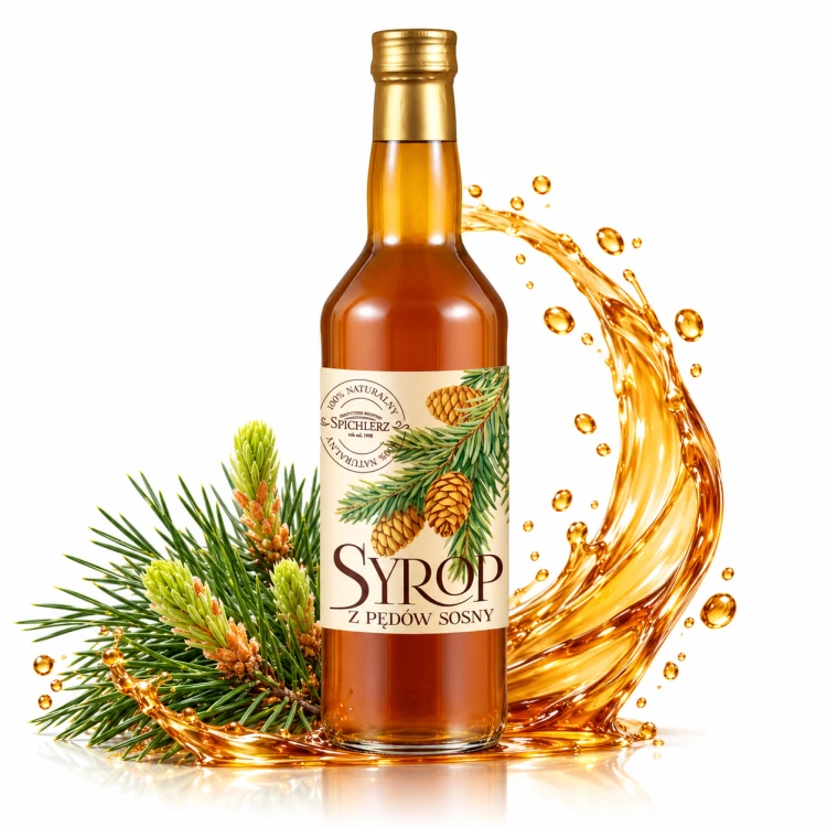 Syrop z pędów sosny 700ml Spichlerz