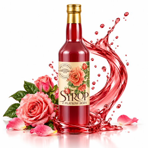 Syrop z Płatków Róż 700ml Spichlerz