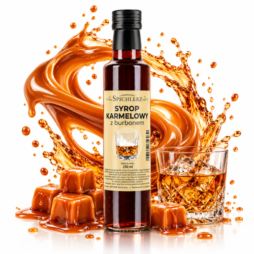 Syrop karmelowy z burbonem 250 ml