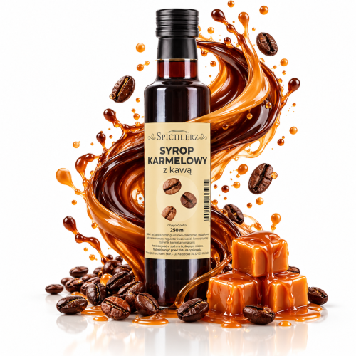 Syrop karmelowy z kawą 250 ml Spichlerz