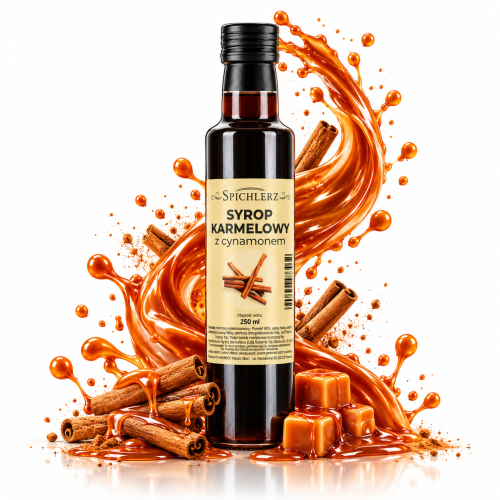 Syrop karmelowy z cynamonem 250 ml Spichlerz