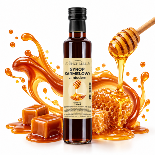 Syrop karmelowy z miodem 250 ml Spichlerz