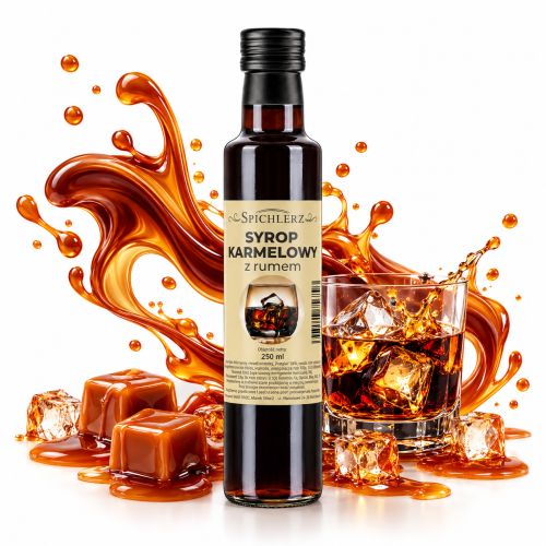 Syrop karmelowy z rumem 250 ml Spichlerz