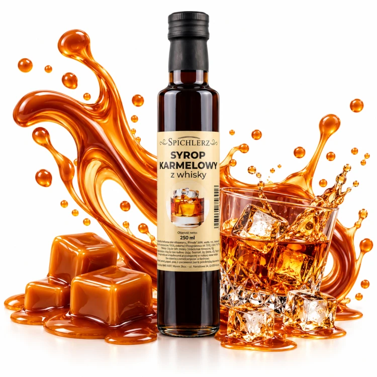 Syrop karmelowy z whisky 250 ml