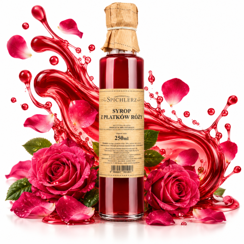 Syrop z płatków róży 250ml Spichlerz