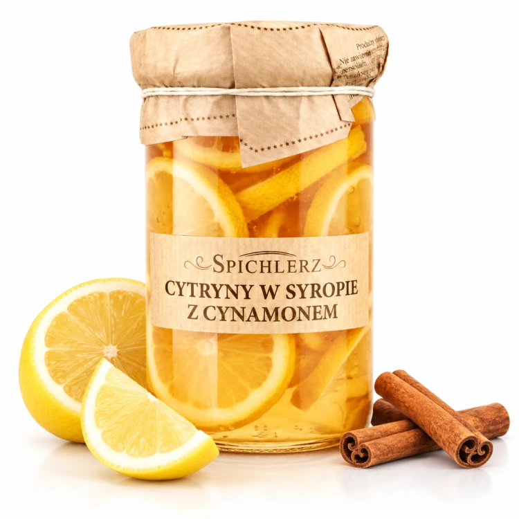Cytryna w syropie z cynamonem 510g Spichlerz