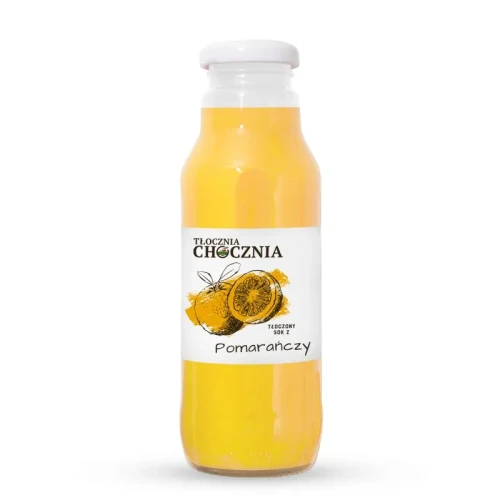 Sok Pomarańczowy 100% Tłoczony Niesłodzony 750ml