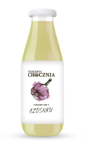Sok z czosnku tłoczony 200 ml niepasteryzowany