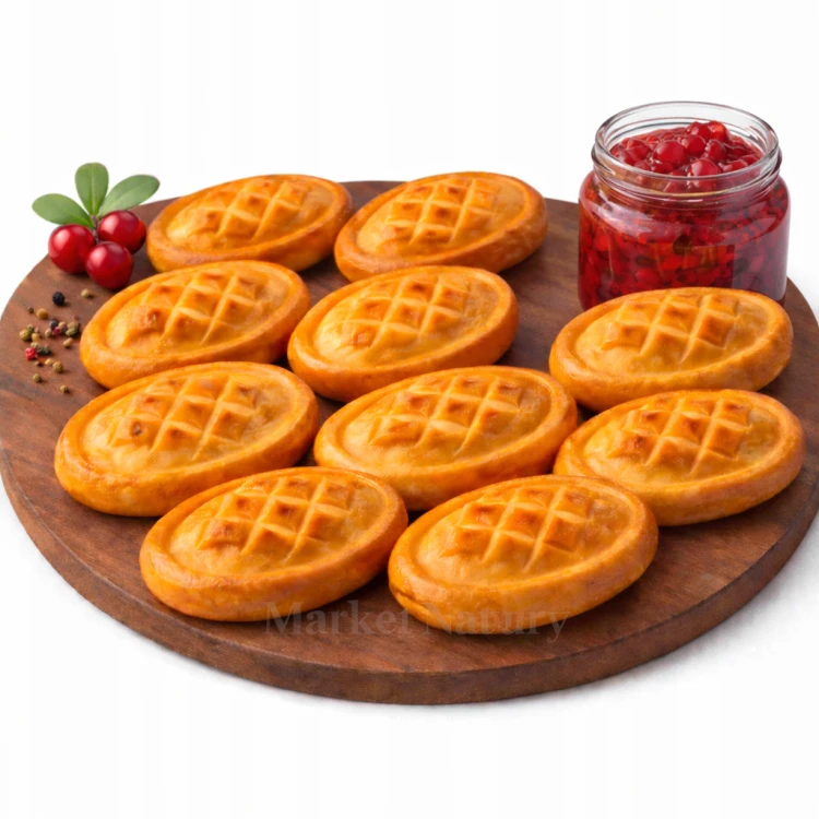 Serki Wędzone 10 SZT 0.4kg + konfitura żurawinowa 215g