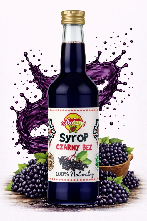 Syrop z czarnego bzu 500ml