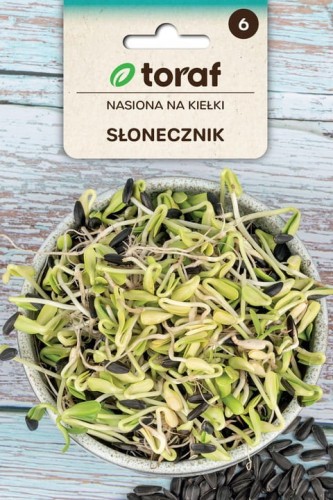 Słonecznik nasiona na kiełki 20g Toraf