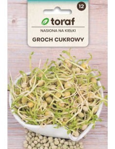 Nasiona na kiełki - Groch cukrowy 50g
