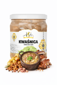 KWAŚNICA z boczkiem i żeberkiem wędzonym 460g
