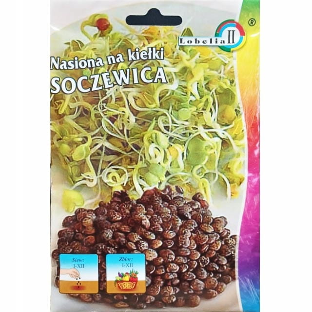 Nasiona na kiełki Soczewica 20 g