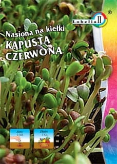 Nasiona na kiełki kapusta czerwona 10g