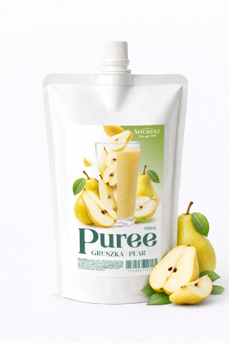 Puree GruszkaBEZ CUKRU z Gruszki 500g 100% owoce Spichlerz