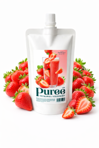 Puree Truskawka BEZ CUKRU z Truskawki 250g 100% owoce Spichlerz