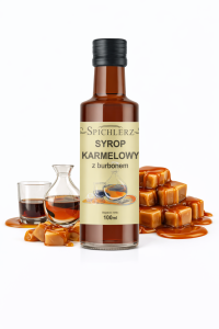 Syrop karmelowy z burbonem 100 ml