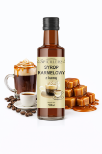 Syrop karmelowy z kawa 100 ml