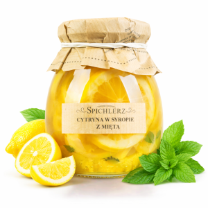 Cytryna w syropie z miętą 260g