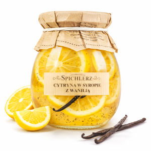 Cytryna w syropie z wanilią 260g