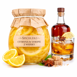 Cytryna w syropie z whisky 260g