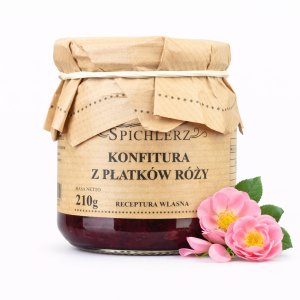 Konfitura z płatków róży 210g