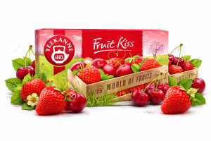 Teekanne herbata owocowa Fruit Kiss o smaku wiśniowo-truskawkowym.